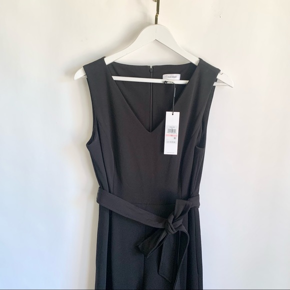 NWT CALVIN KLEIN Crop Wide Leg Jumper - Picture 4 of 11